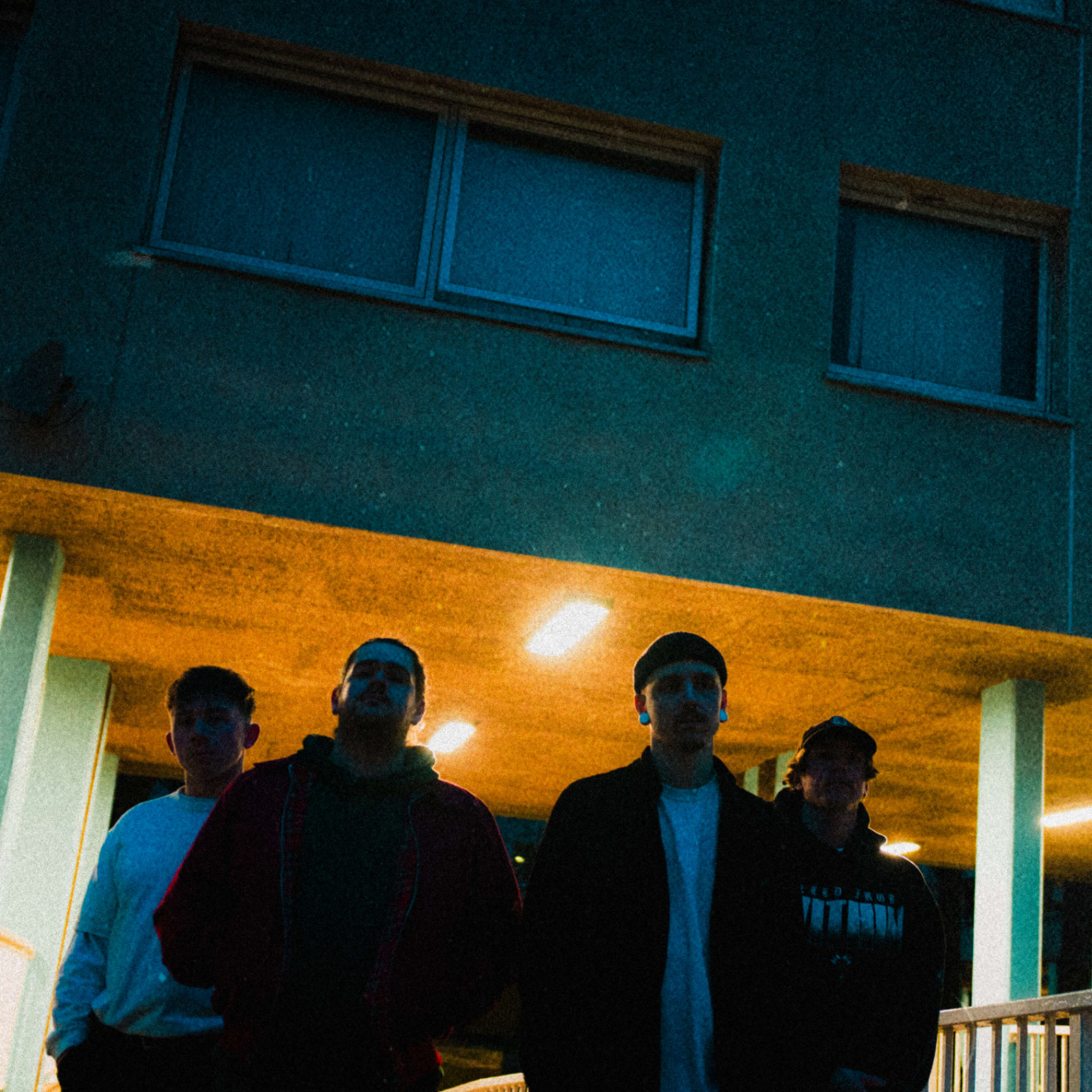Band portrait photographed for a Newcastle music release
